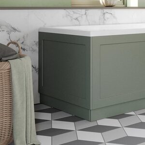 Matt Green Bath Panel Pack 1700/700mm - Traditional Side & End MDF