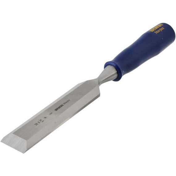 IRWIN Marples M444 3mm (1/8in) bevel-edge chisel with Blue Chip handle