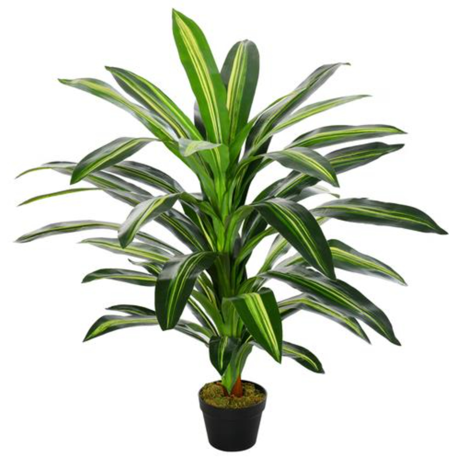 110cm Artificial Dracaena Tree Decorative Plant - Green