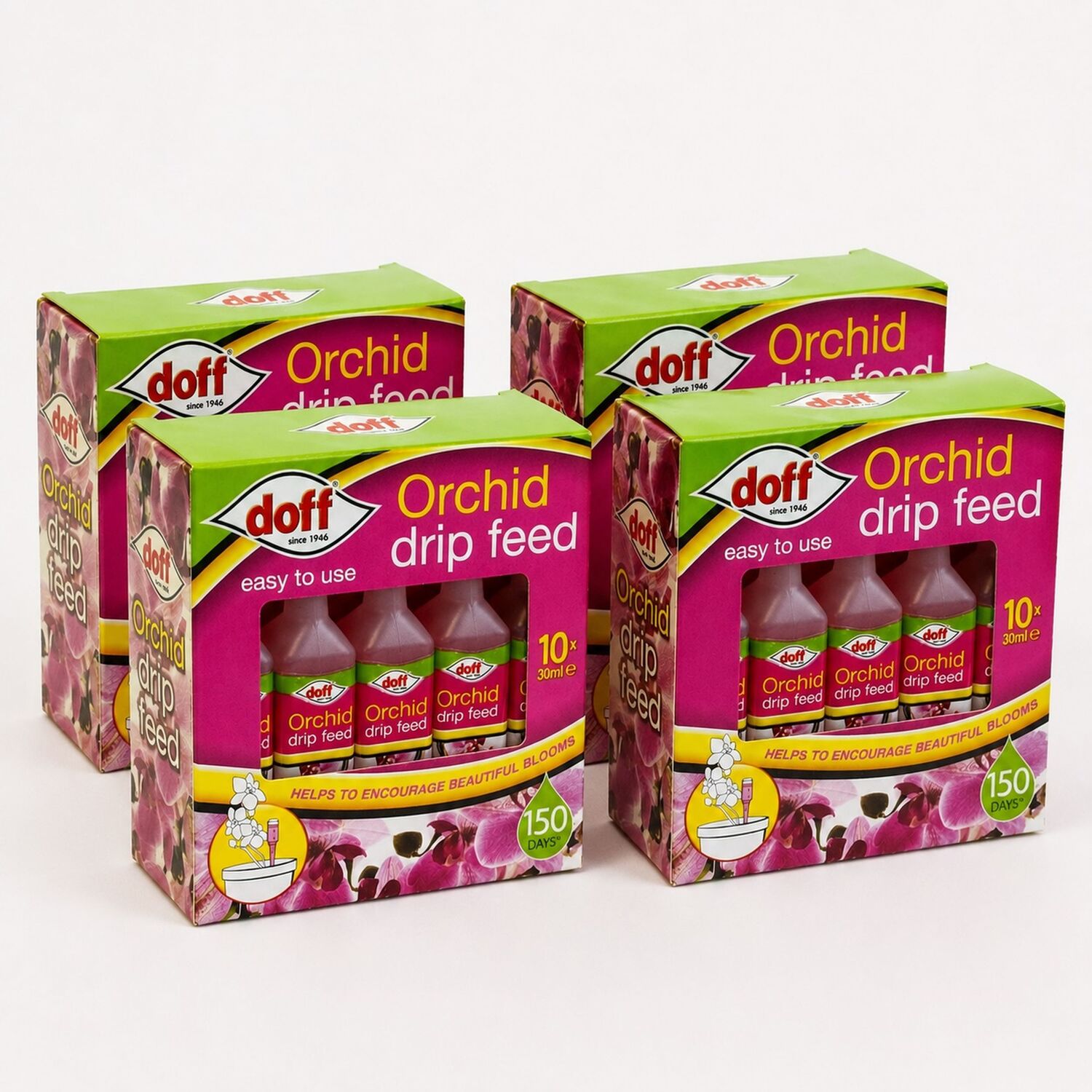 40 Doff Orchid Plant Feed Drip Feeders 30ml Bottles Plant Food Growth Nutrients - Image 2
