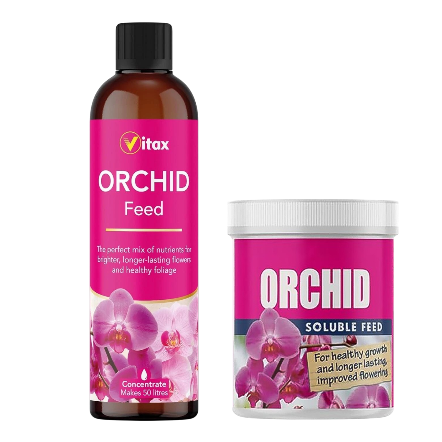 Vitax Orchid Feed 250Ml And Orchid Feed 200G - Off-White