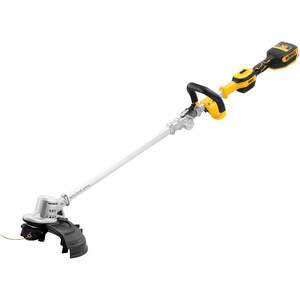 DEWALT DCMST561P1 XR Brushless 18V Cordless String Trimmer with 5.0Ah Battery and Charger.
