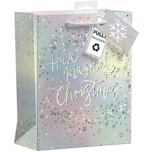 Pack of 6 Magical Christmas Medium Christmas Gift Bags