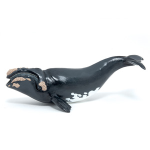 PAPO Marine Life Right Whale Toy Figure - 56057 - Black