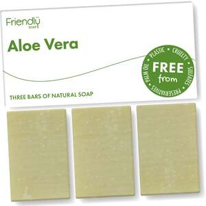 Natural Aloe Vera Soap Bar - Fragrance-free