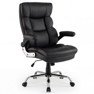 PU Leather Office Chair with Adjustable Height And Wheels