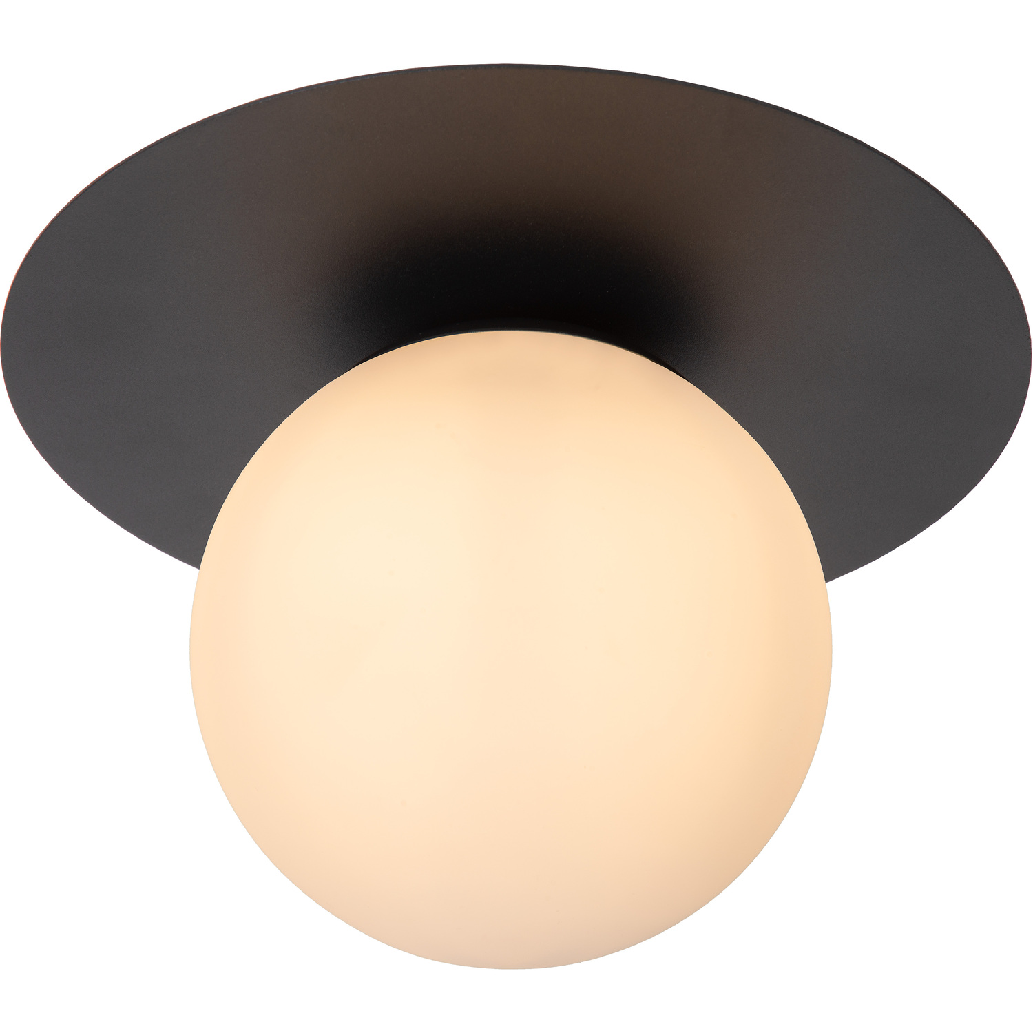 LUCIDE Tricia - Deckenleuchte - Ø 25 cm - 1xE27 - Schwarz - Image 3