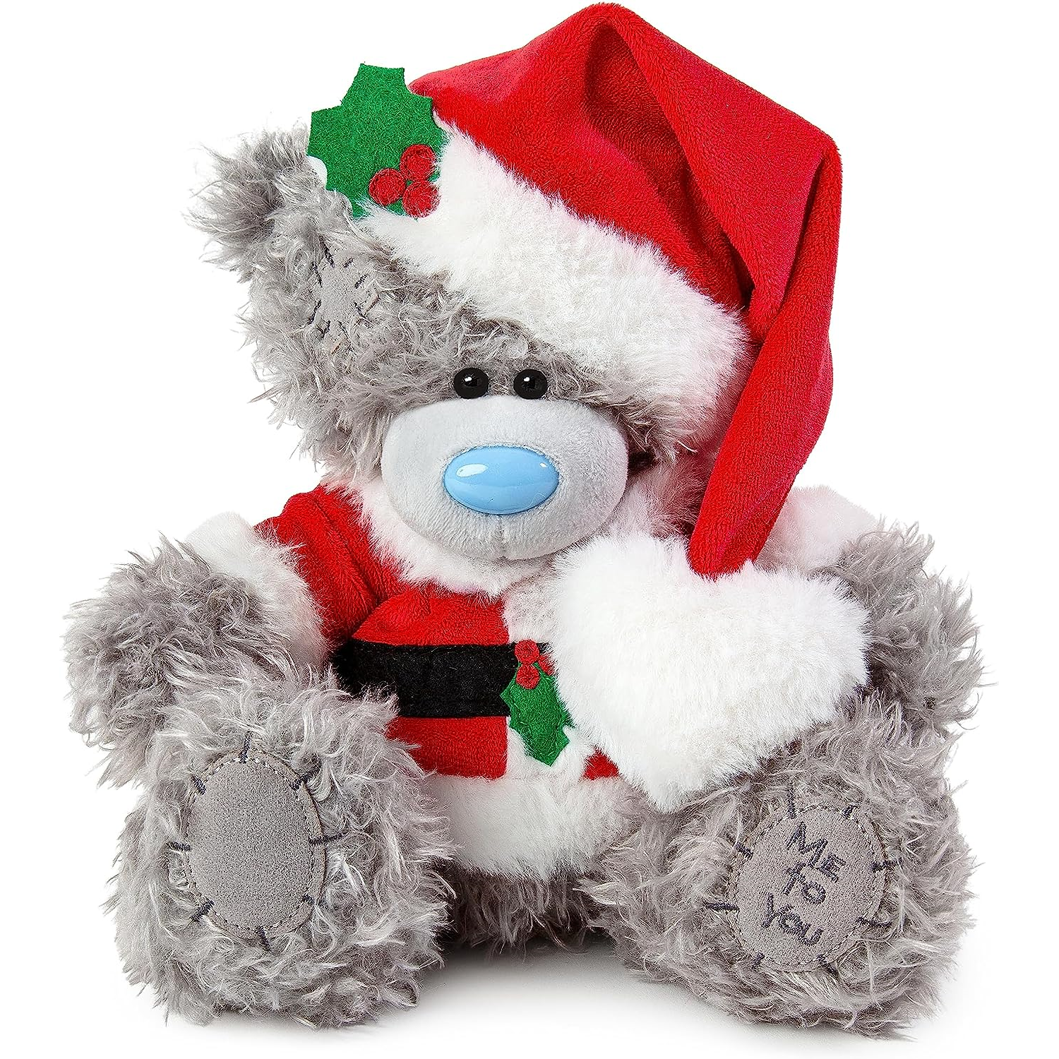 Me to You Tatty Teddy Dressed As Santa 19cm High - Official Signature Collection, Grey - Image 3