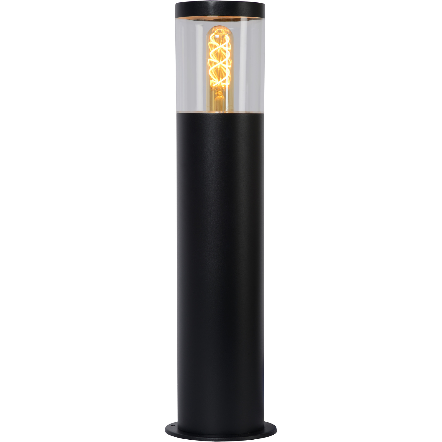 Lucide Unisex Black 'Fedor' Dimmable Stylish Decorative Garden Outdoor Bollard Light 1Xe27 In Size 1 - Image 2