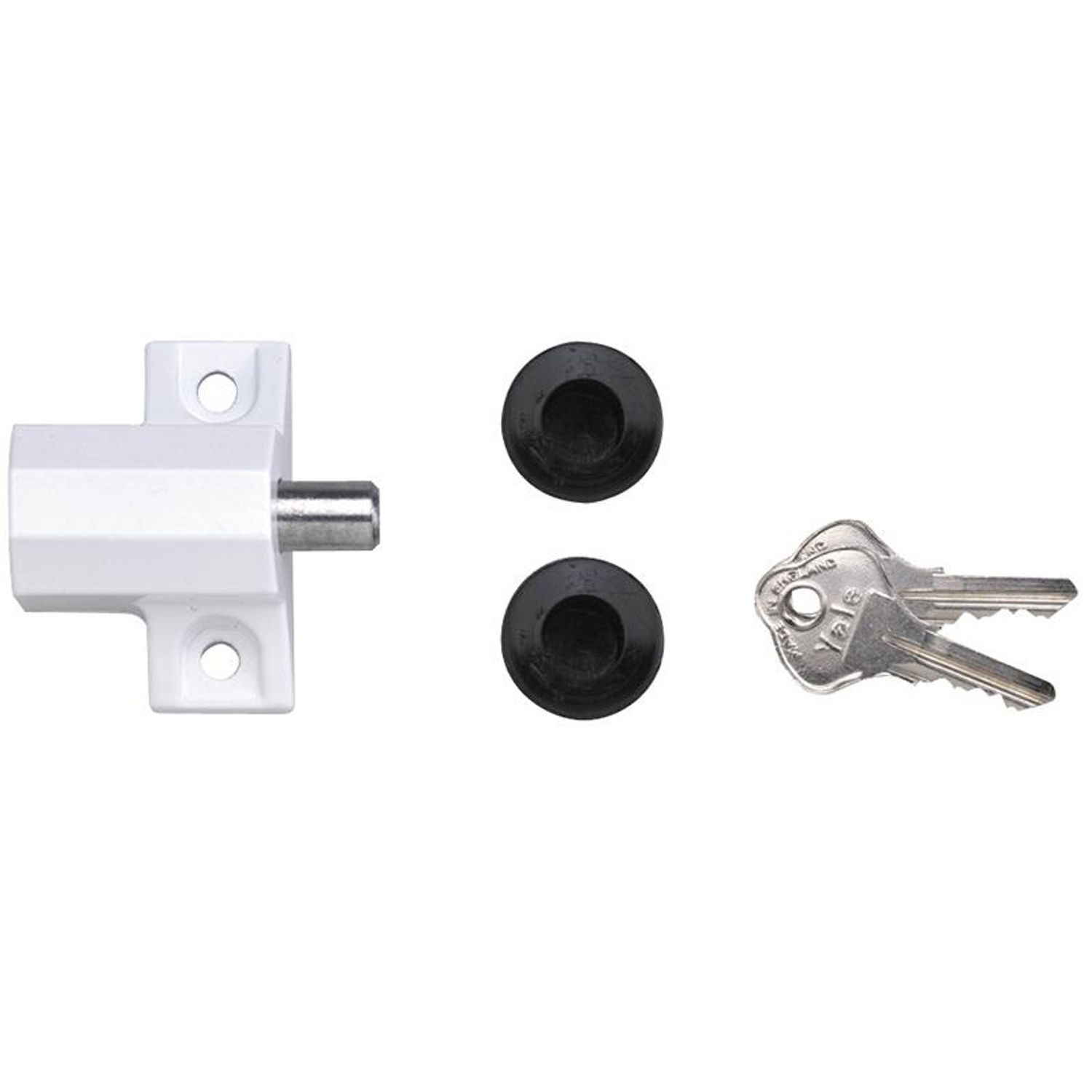 Yale Locks P114 Patio Door Lock White Finish Visi-Pack - Grey Or White