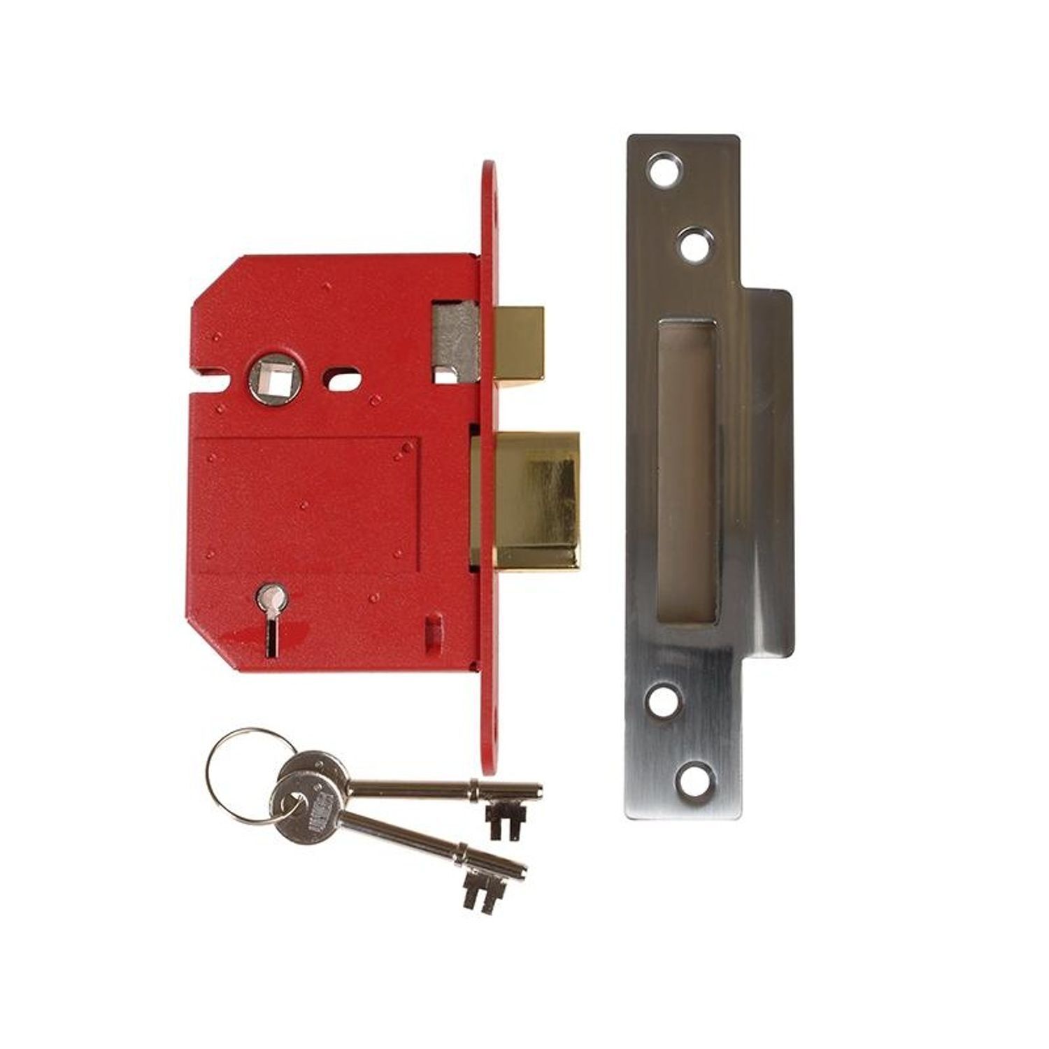 - Union Strongbolt 2200S 5 Lever Mortice Sashlock Satin Chrome (81mm) - Image 2