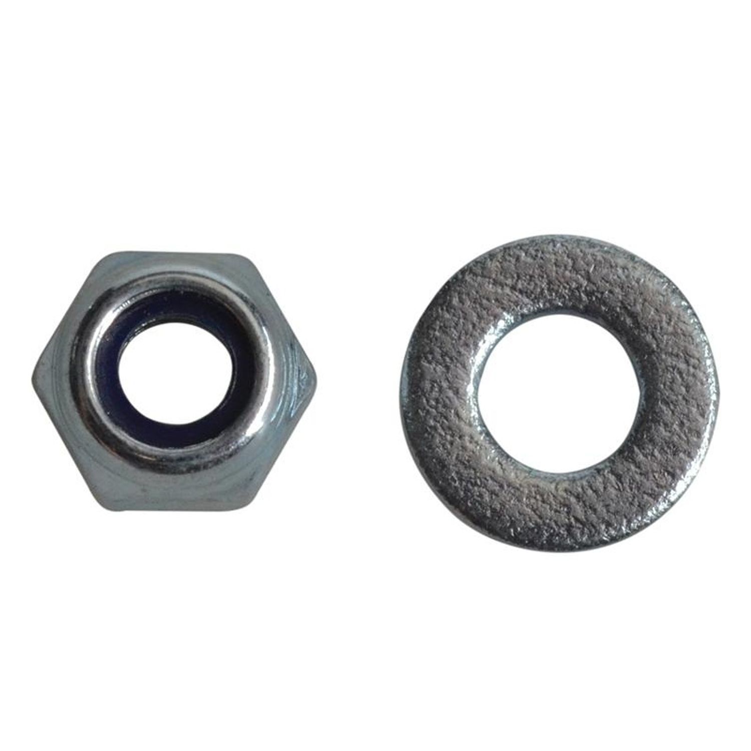 Forgefix Hexagonal Nuts With Nylon Inserts, Zp F - Multi Colour