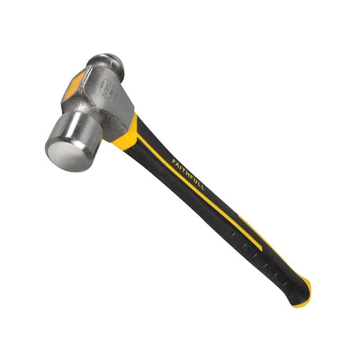 Faithfull Ball Pein Hammer, Fibreglass Shaft B - Multi Colour