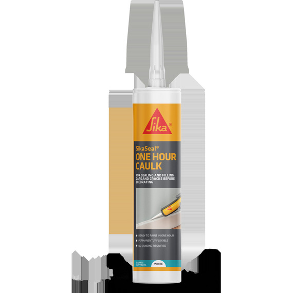 Everbuild Sika 125 One Hour Caulk White 400ml.