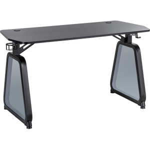 Medusa RGB Gaming Desk Carbon Fibre PC Computer Desk with Shelf