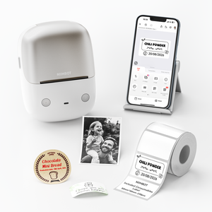 NIIMBOT B2 Pro 300dpi Bluetooth Label Printer with Label Roll