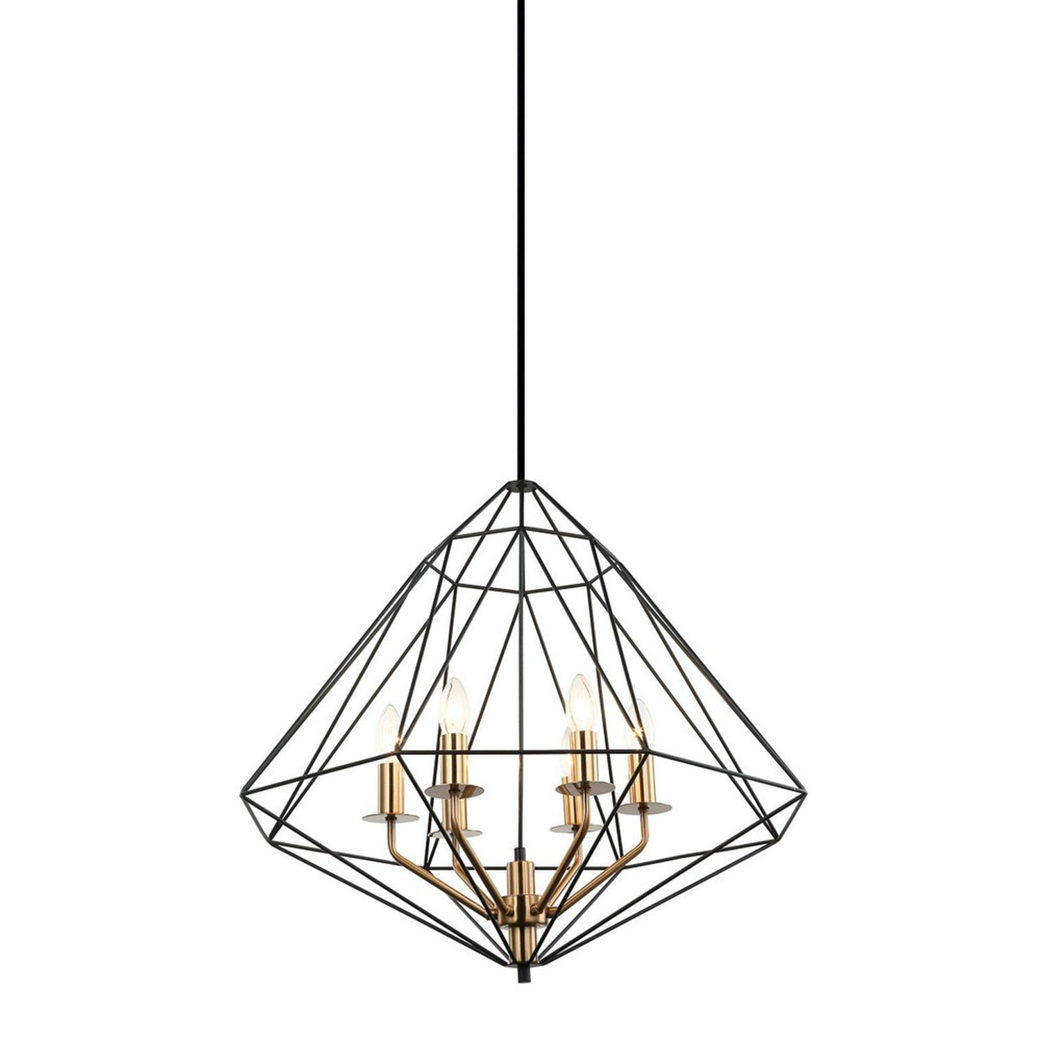 Italux Lighting Industrial Pendant Light Gold - Gold
