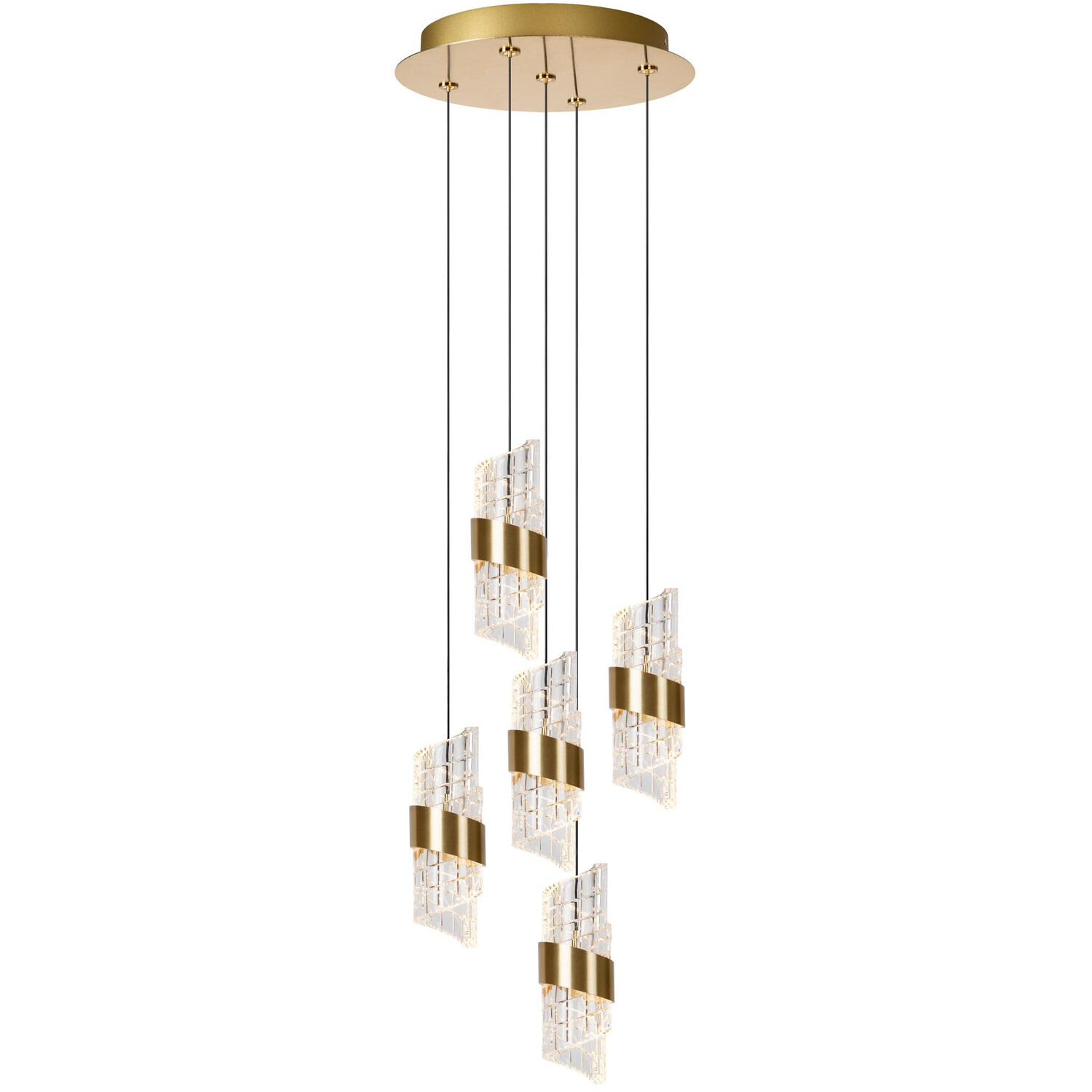 Lucide Lighting Lucide Pendant Light Brass E - Brass
