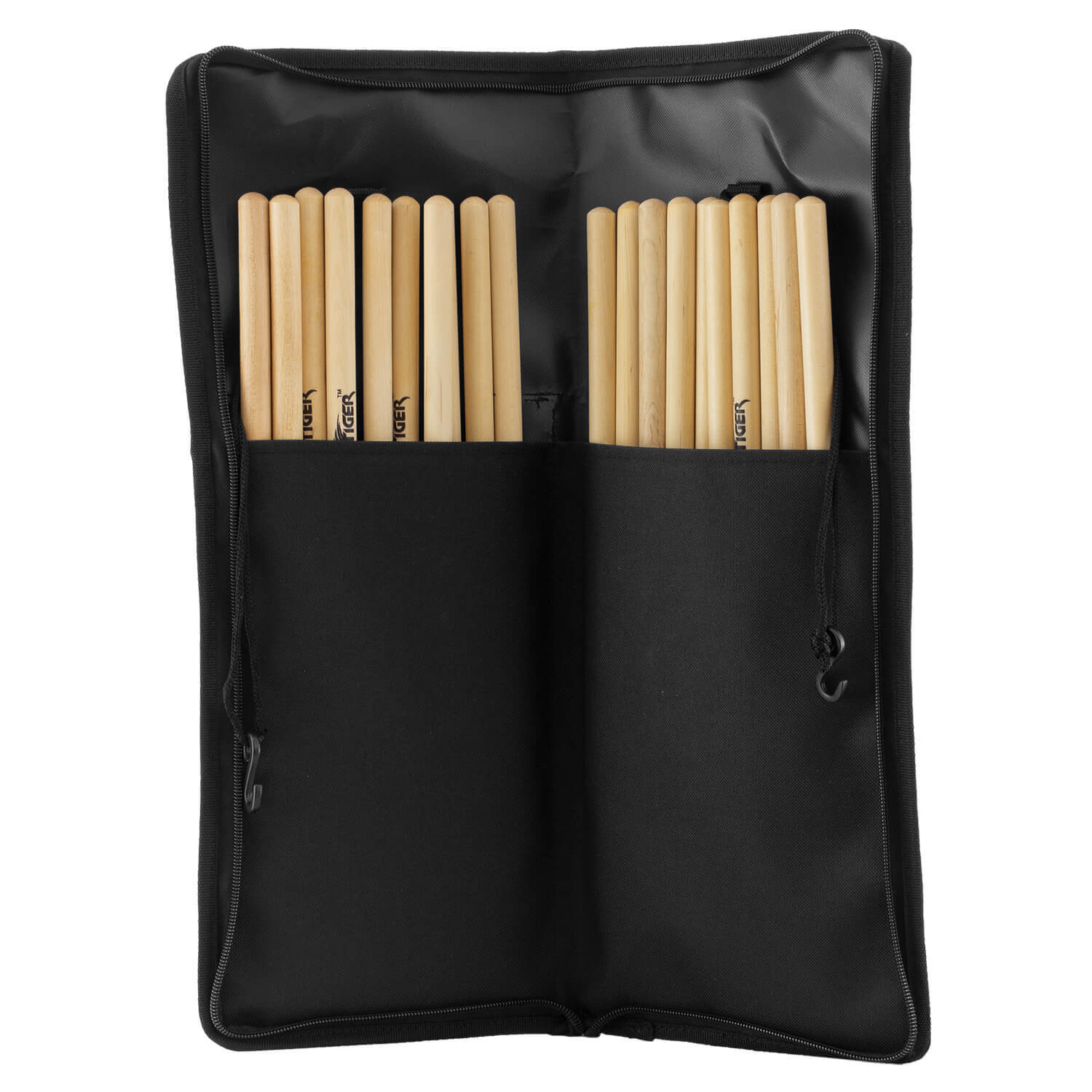 Tiger Music Dgb42-Bk Drum Stick Bag With Hardware, Floor Tom Attachments - Neutral