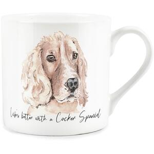 Cocker Spaniel Portrait Bone China Mug