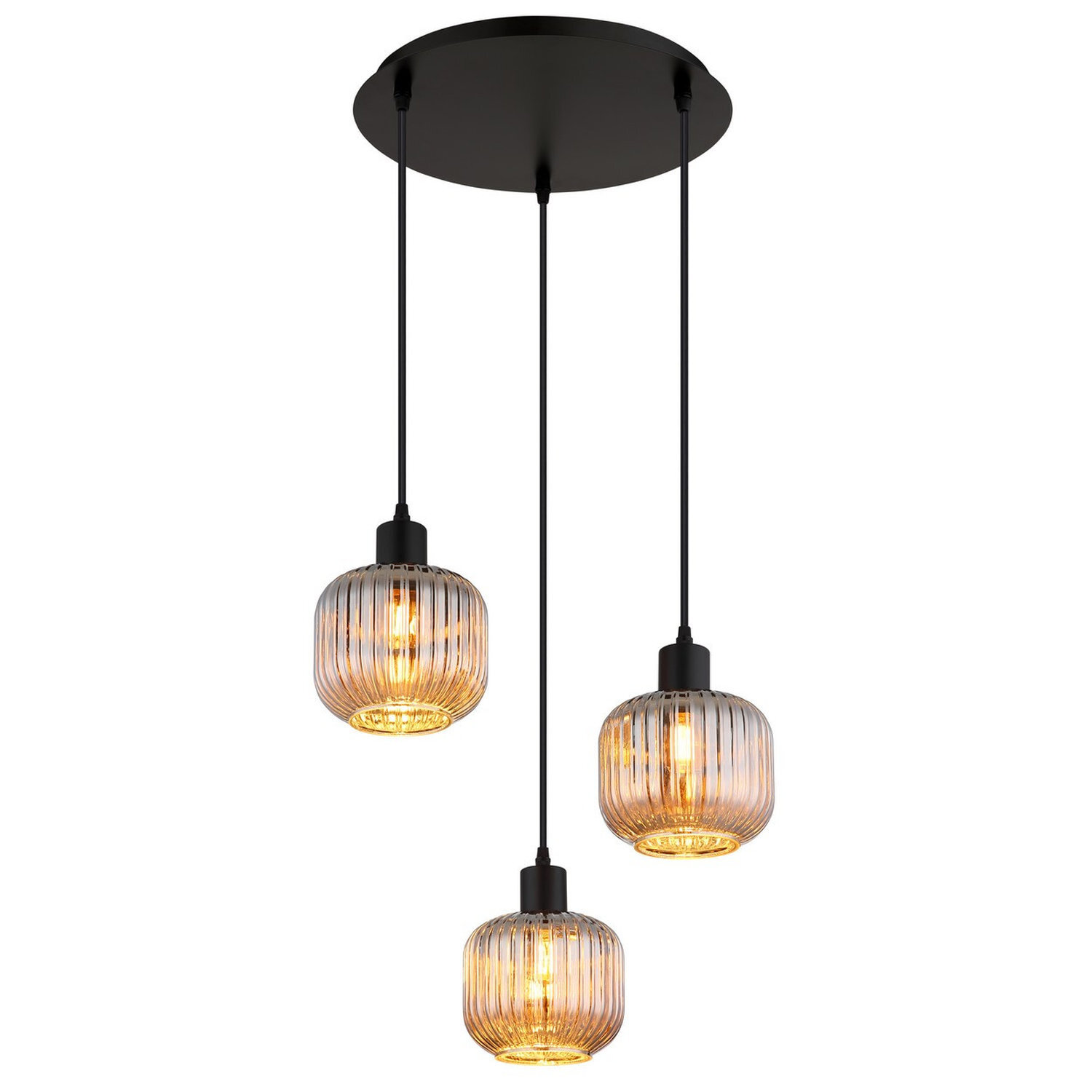 Globo Lighting Pendant Light Black