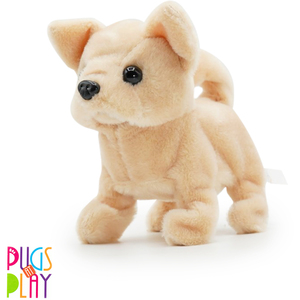 Pugs at Play Chili Interactive Walking Dog Plush Toy