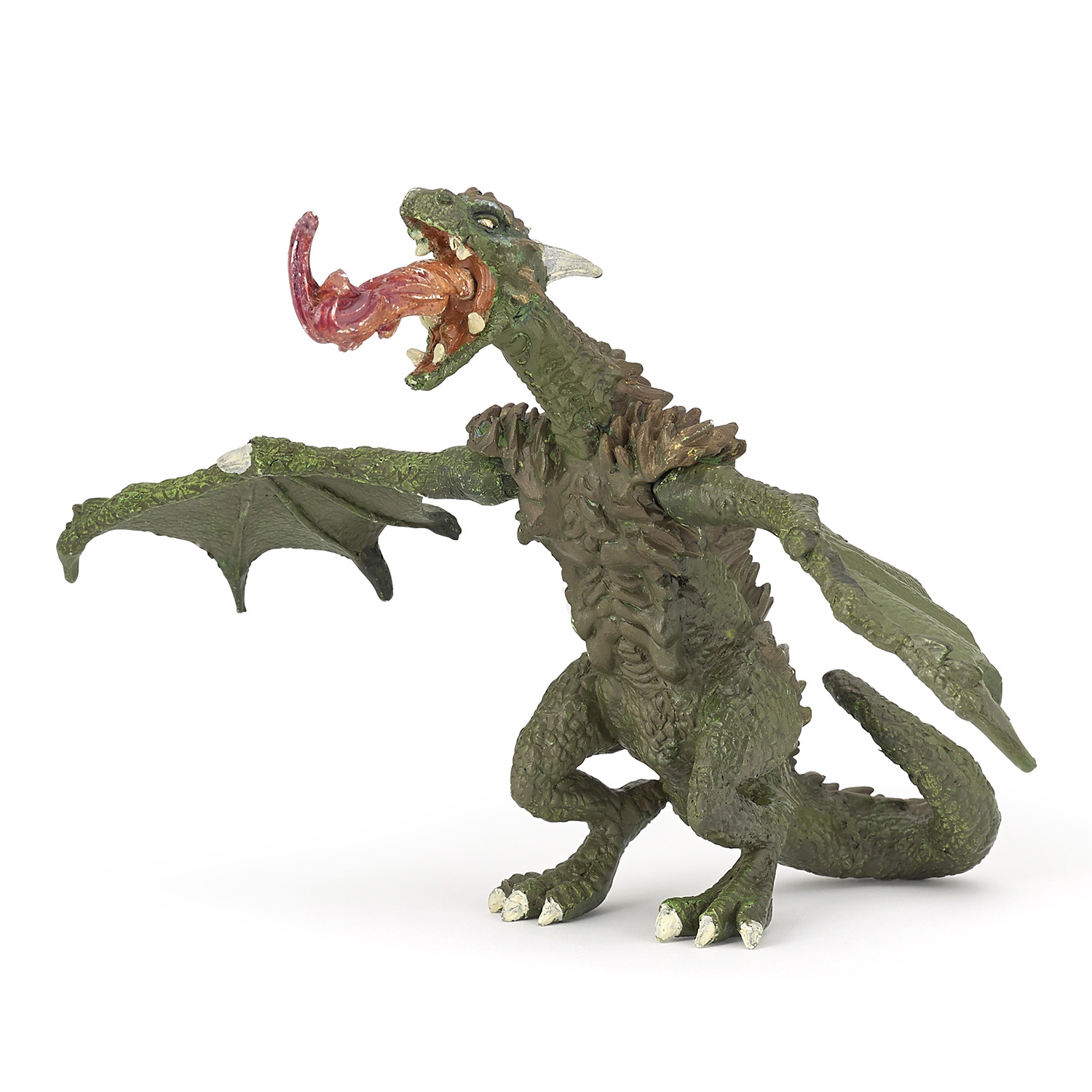 Image of PAPO Fantasy World Articulated Dragon Toy Figure - Green