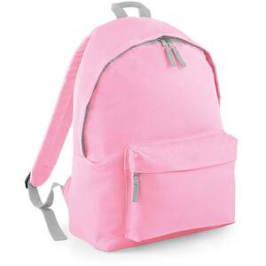 Junior Fashion School Backpack - Classic Pink Light Grey
