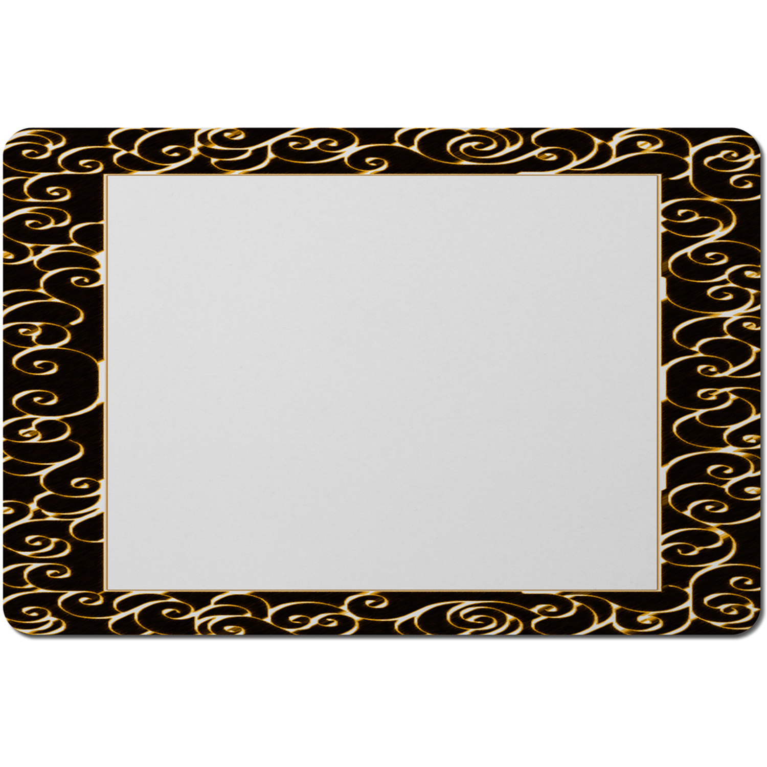 Ancient Egyptian Border Placemat - Black
