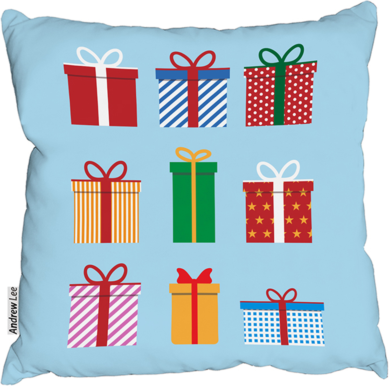 Gift Boxes Outdoor Comfy Cushion - Blue / 60cm
