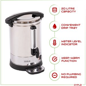 Electrical 20L Catering Hot Water Boiler