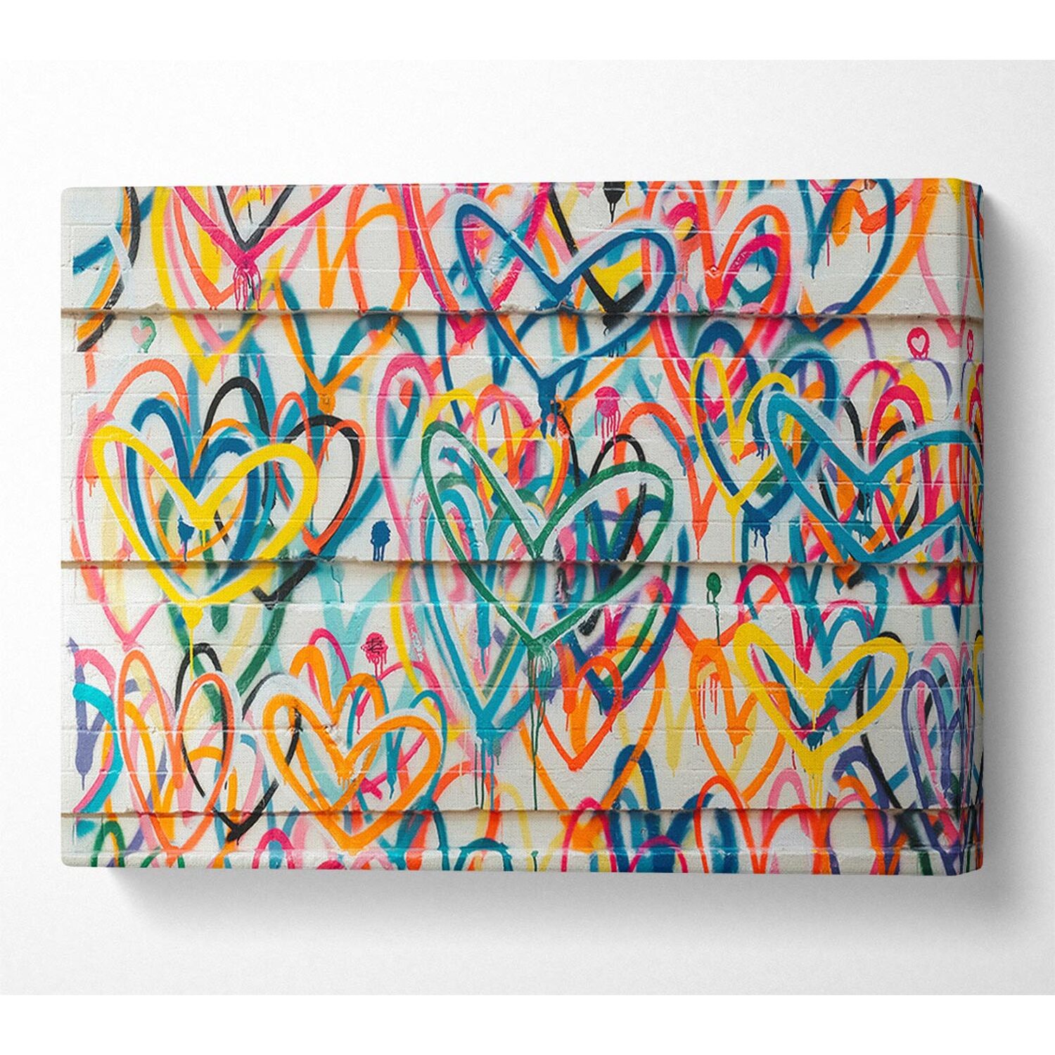 Wallart-Direct - Colour Spectrum Hearts - 101.6cm thumbnail