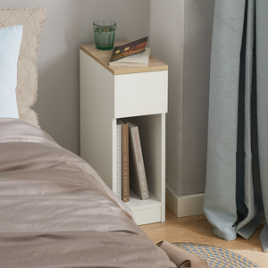 White SoBuy Bedside Table Nightstand Side Table End Table shot 2844540