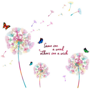 Dandelion and Butterfly Wall Stickers