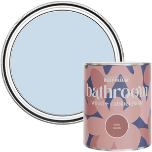 Rust-Oleum Bathroom Wood  Cabinet Paint in Satin Finish - Blue Sky 750ml