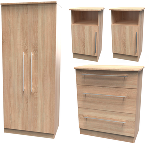 Sherwood Ready Assembled 4 Piece Bedroom Set