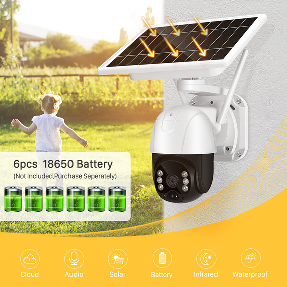 Solar Motion Sensor Recording Camera
