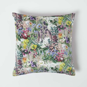 Floral Botanical Garden Purple Cushion 46 x 46 cm