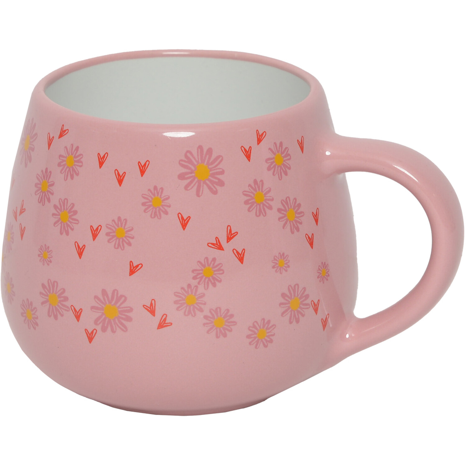 Image of Daisy Daze Ceramic Mug - Pink