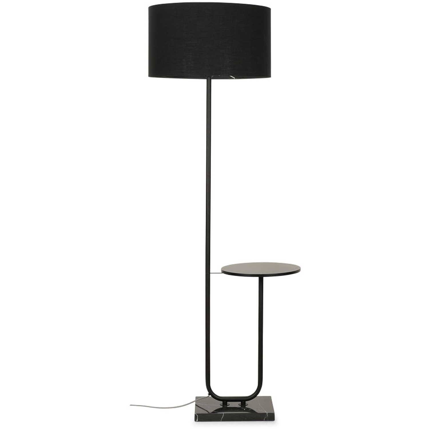 Image of Tavel Black with Table Floor Lamp&hellip;