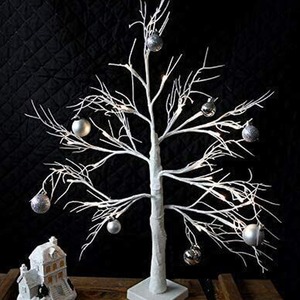 Pre-Lit Artificial Birch Christmas Tree