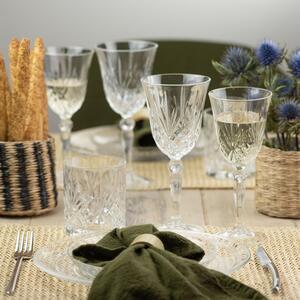 Melodia White Wine Glasses  Champagne Flutes Set - 12pc