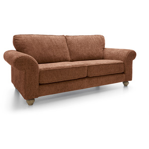 Burnt Orange Ingrid 3 Seater Sofa shot 5120455