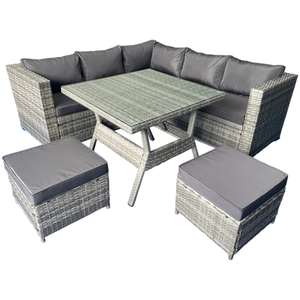 Milan 6-Seater Rattan Corner Sofa Set