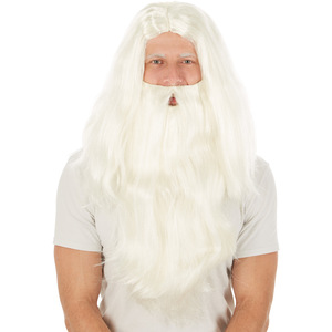 Father Christmas Wig And Beard