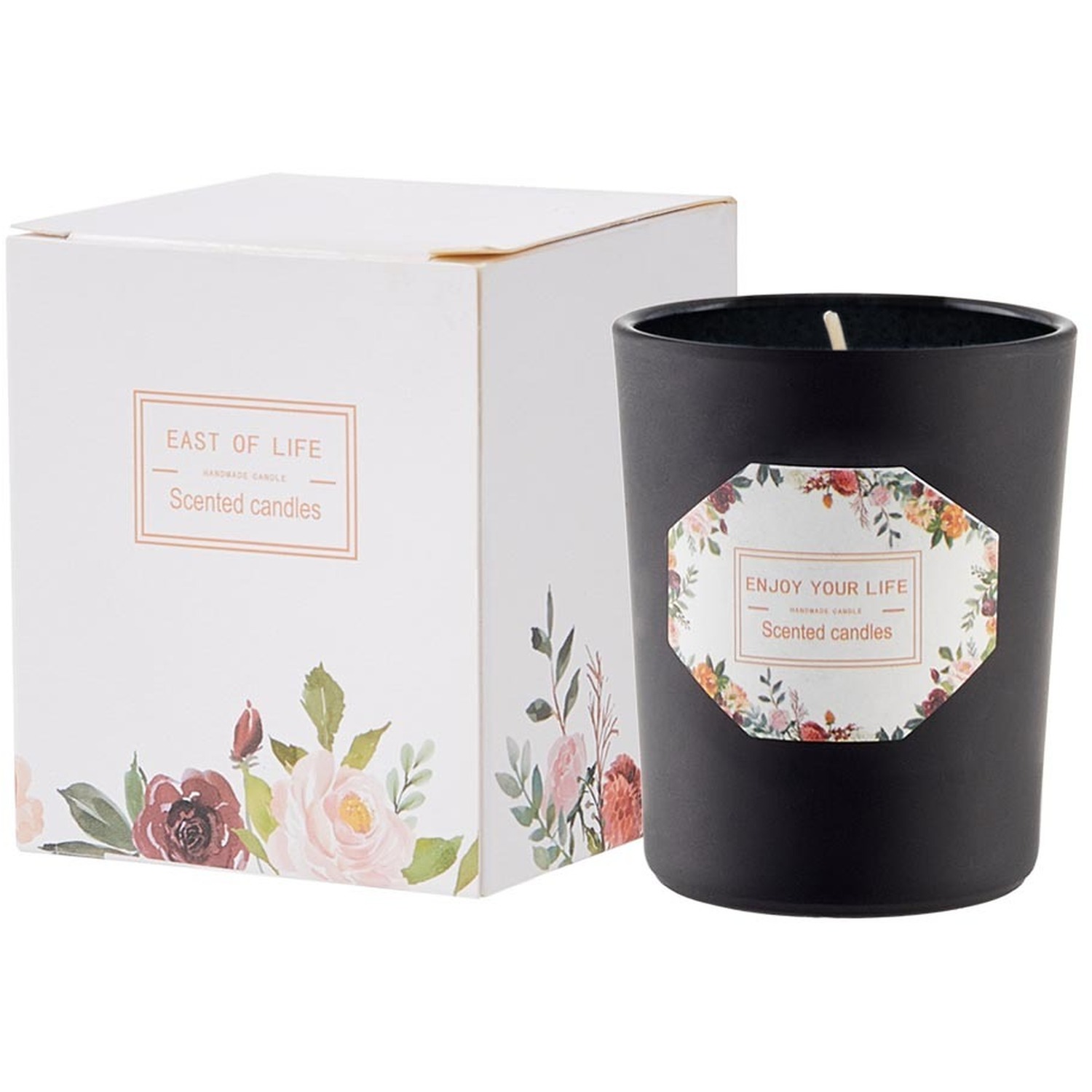Soy Wax Scented Candle in Glass Jar