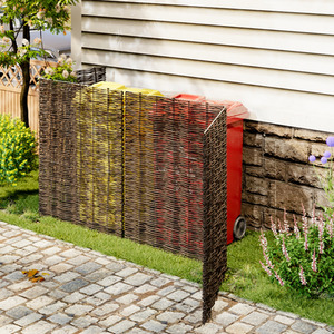 Outdoor Wicker Privacy Fence