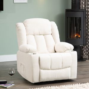 Redding Dual Motor Electric Lift Assist Recliner Chair with Massage and Heat