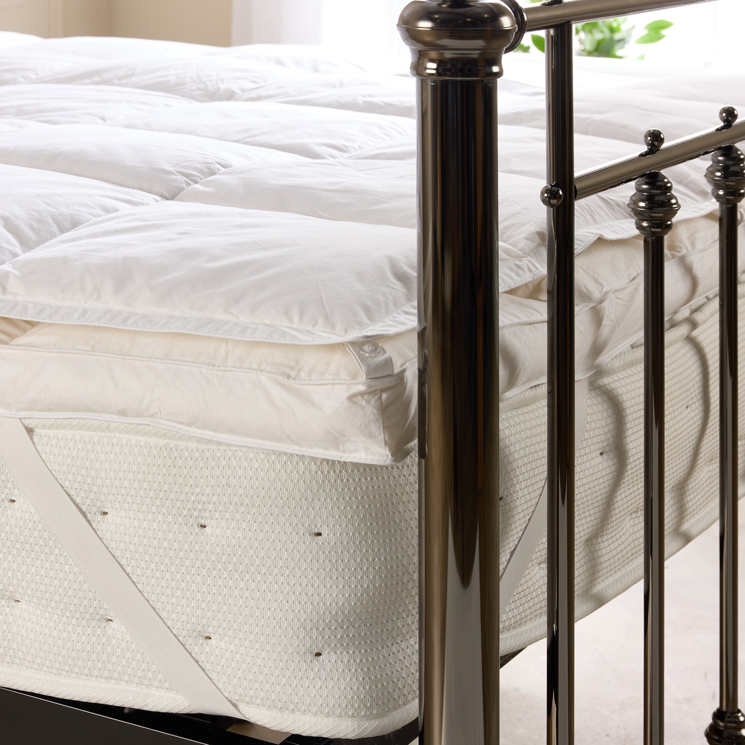 Martex Goose Feather And Down Mattress Topper - White King