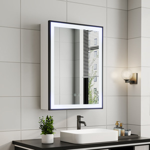 Fog-Free LED Mirror Cabinet with Shaver Socket